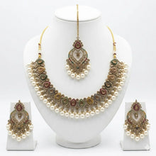Imperial Multi-Color Stone & Pearl Necklace Ensemble