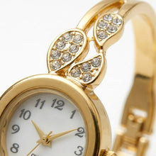 Regal Lattice Gold-Tone Bangle Watch
