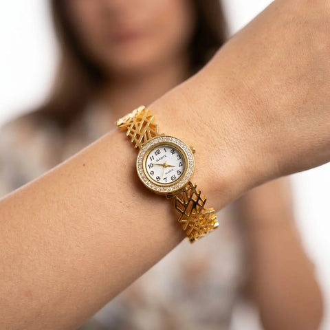 Heritage Gold & Pave Statement Watch