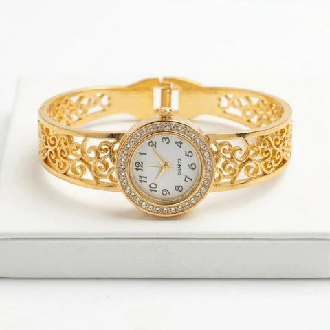 The Royal Filigree Quartz Bangle Watch