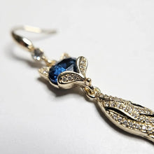 The Enchanted Fox Crystal Drop Earrings