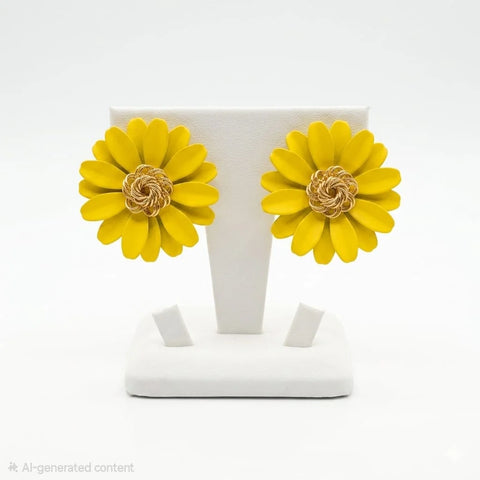 Sunflower Shaped Earring