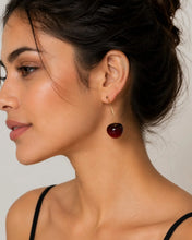 Cherry Luxe Hoop Earrings