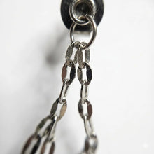 Silver Cascade Chain Earrings