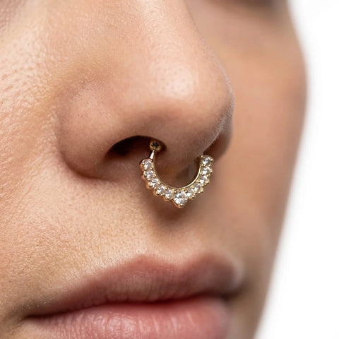 Celeste Crystal Septum Ring