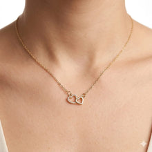 Golden Embrace Heart Pendant