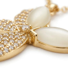 Golden Flutter Butterfly Necklace