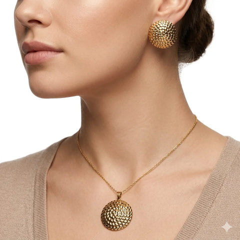 Golden Aura Medallion Set