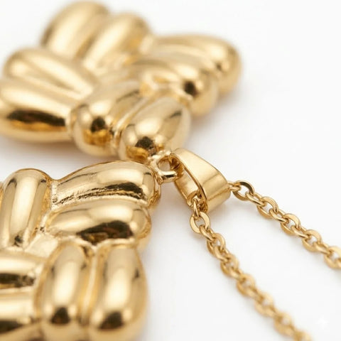 Golden Bloom Necklace Set