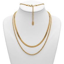 Golden Chain Layers Necklace