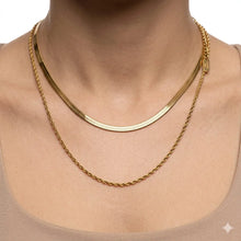 Golden Chain Layers Necklace