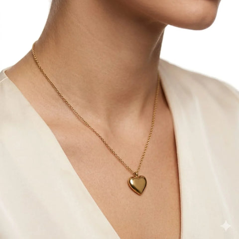 Golden Heart Necklace