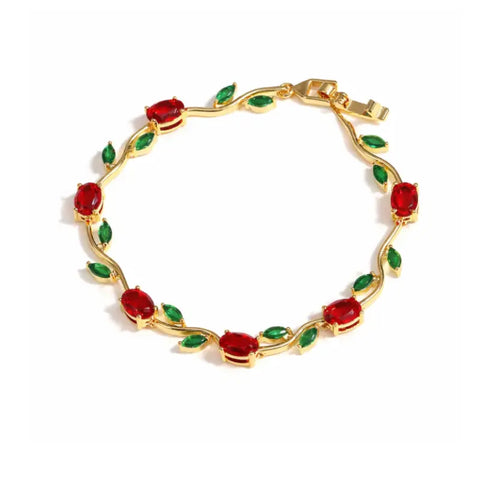 Ruby Bloom Tulip Bracelet